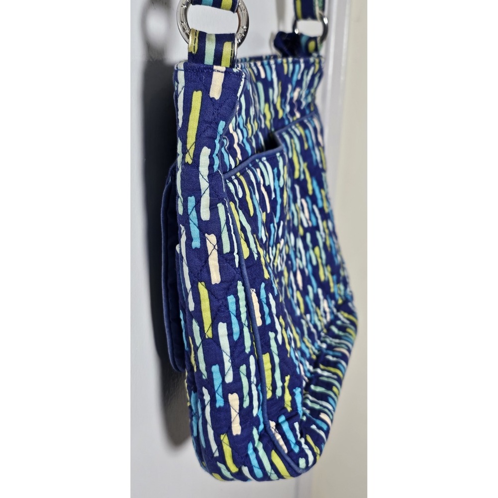 Vera Bradley Crossbody Bag Katalina Showers Print Blue Green - Picture 8 of 12